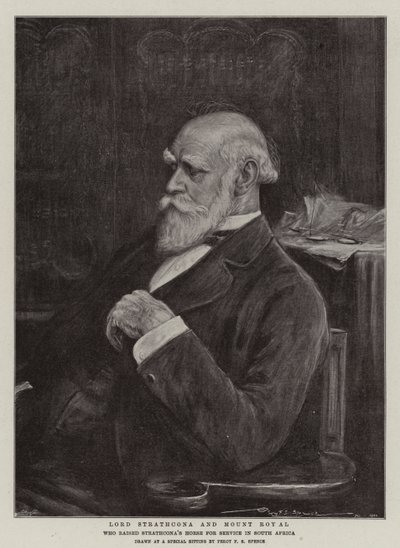Lord Strathcona ve Kraliyet Dağı by Percy F.S. Spence
