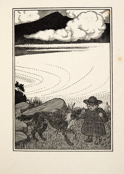 Hayvanların Yüz Anekdotundan Kurtarılan Bir Çocuk, pub. 1924 by Percy J. Billingshurst