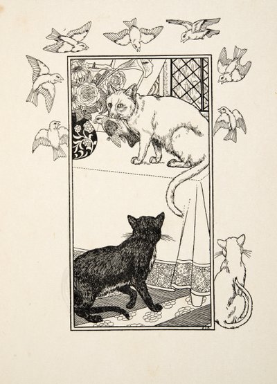 Hayvanların Yüz Anekdotundan Tekil Bir Araya Yerleştirme, yayın. 1924 (gravür) by Percy J. Billingshurst