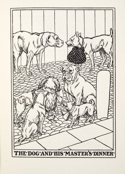 Köpek ve Ustaları Yemeği, Fontaine Fables, pub