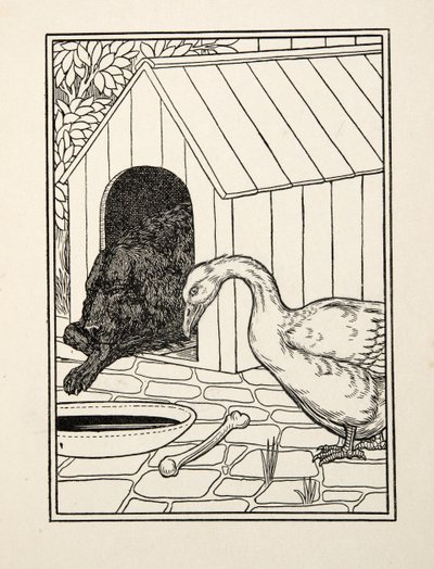 Hayvanların Yüz Anekdotlarından Köpek ve Kaz, pub. 1924 by Percy J. Billingshurst