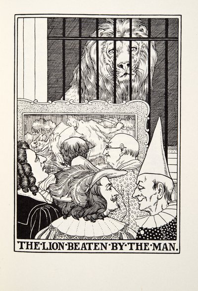 Adam Tarafından Dövülen Aslan, Fontaine Fables, pub