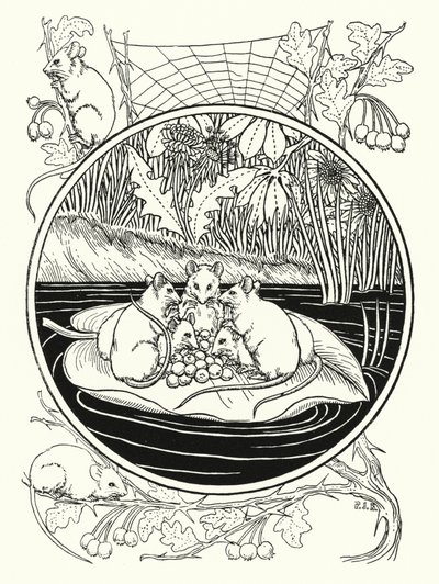 Navigatör olarak fareler (lito) by Percy James Billinghurst