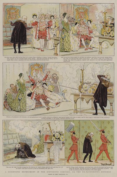 Onaltıncı Yüzyılda Bilimsel Bir Deney veya Eski Favorinin İntikamı by Percy Macquoid
