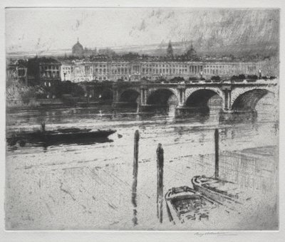 Waterloo Köprüsü by Percy Robertson
