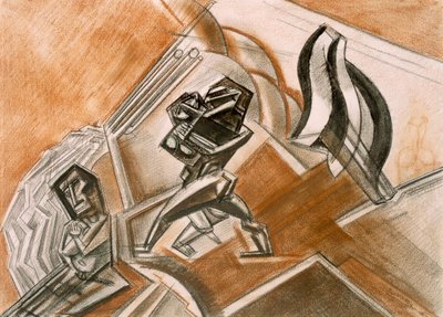 Savaş No.3, 1914. by Percy Wyndham Lewis