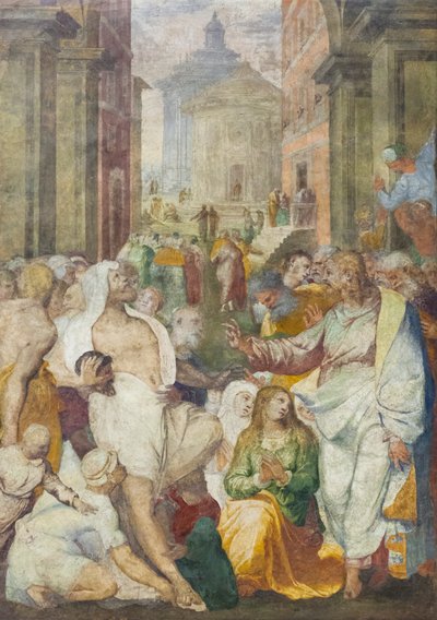Lazarus'un Dirilişi by Perino del (1501 47) Vaga