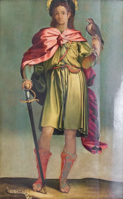 Aziz Julian the Hospitaller by Perino del (1501 47) Vaga