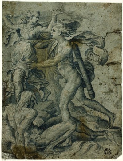 Apollon ve Defne by Perino del Vaga
