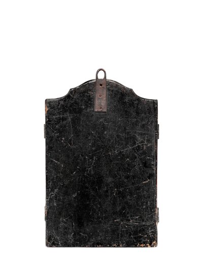 Portekiz Cizvitleri tarafından görevlendirilen Portatif bir Hıristiyan Mabedi (Seigan) (durumda bakır üzerine yağ) by Period Momoyama