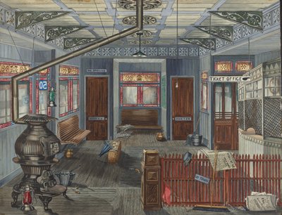 El İstasyonu İç Mekan by Perkins Harnly