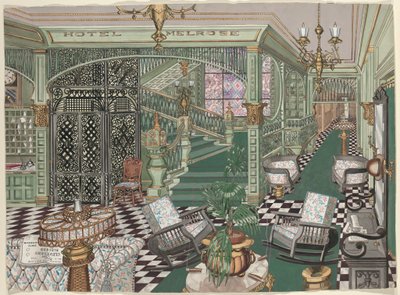Melrose Otel Lobisi, 1880 by Perkins Harnly
