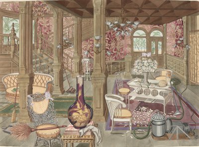 Merdiven ve Salon, Hotel Del Coronado by Perkins Harnly