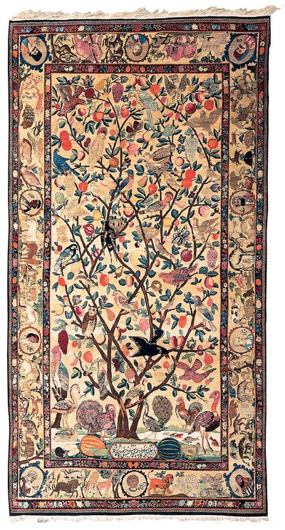 İnce bir Kirman kilim, 1898-99 by Persian School