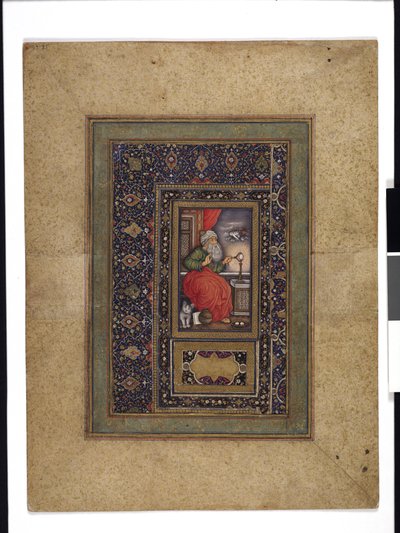 Simyacı veya sihirbaz iş başında by Persian School