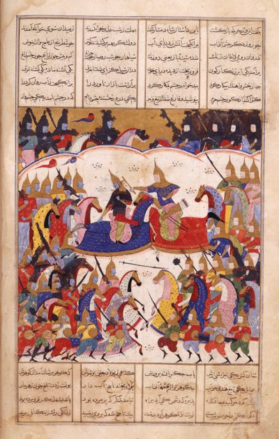 Veya. 13836, f.17v Islandar Zengilerle Savaşıyor, 
