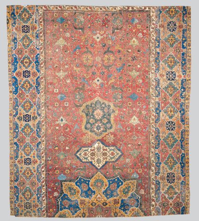 Kısmi Tebriz madalyon halısı, Kuzey Batı İran, 16. yüzyılın başları by Persian School