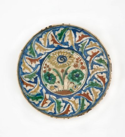 Levha, İran, Safevi dönemi, 16. yüzyıl sonu - 17. yüzyıl başı (seramik) by Persian School