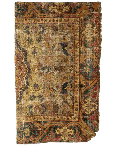 Olağandışı küçük Tebriz madalyon kilim parçası, Kuzey Batı İran, 16. yüzyılın ilk yarısı by Persian School