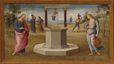 İsa ve Samiriyeli Kadın, 150005. by Perugino