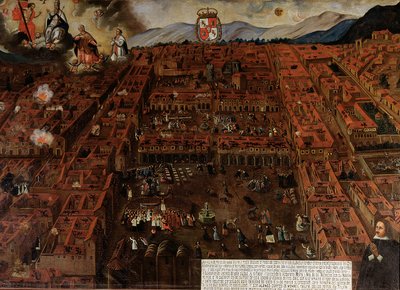 1650 depremi sırasında Cuzco