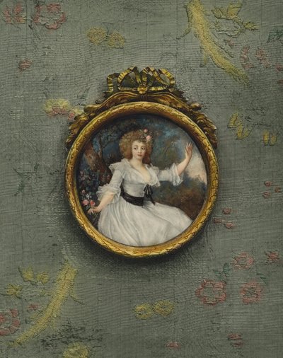 Bilinmeyen bir kadının portresi by Peter Adolf Hall