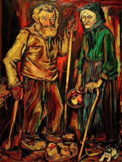 Ebeveynlerim by Peter August Böckstiegel