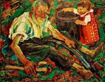 Tırpan (Babam) by Peter August Böckstiegel