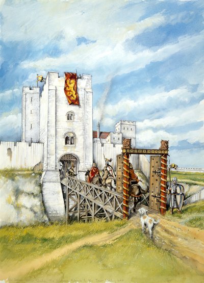 Eski Sarum, 1140, c1990-2010 by Peter Dunn
