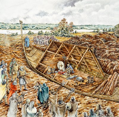 Sutton Hoo gemi cenazesi, 7. yüzyıl, 1990-2010 by Peter Dunn