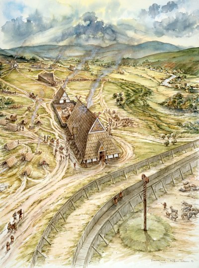 Yeavering, 627, c1990-2010 by Peter Dunn