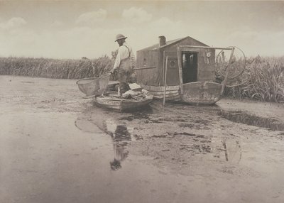 Yılan Balığı Avcısının Evi, 1886 dolayları by Peter Emerson und Thomas Goodall