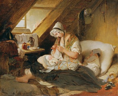 Zavallı memurun dul eşi by Peter Fendi