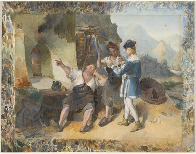 Forge tarafından Fridolin ve İki İşçi by Peter Fendi