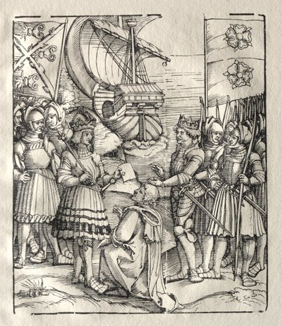 Maximilian Henry VII ile Barışır. by Peter Flötner