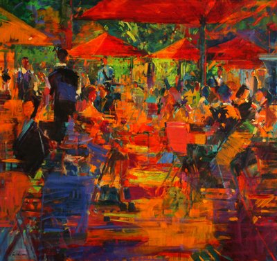 Büyük Kafe, 2011 by Peter Graham (Contemporary)