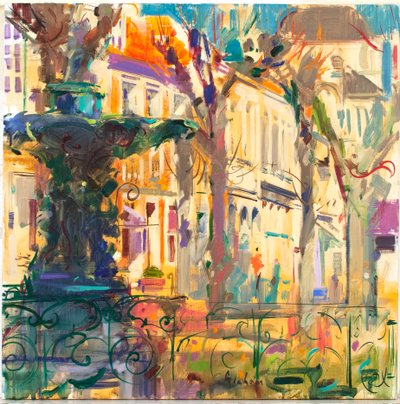 Montreuil-sur-Mer by Peter Graham (Contemporary)