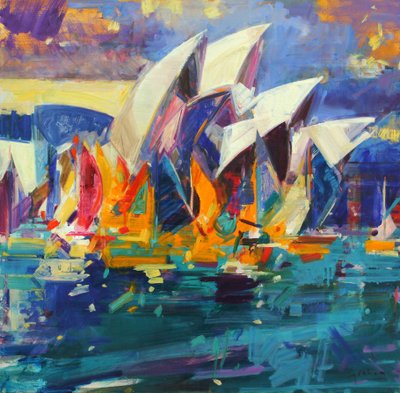 Sidney Uçan Renkler, 2012 by Peter Graham (Contemporary)