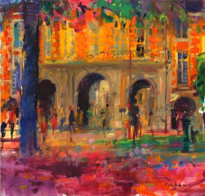 Kraliyet Köşkü, Place des Vosges by Peter Graham (Contemporary)