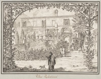 Villa Palatina, 1830. by Peter Heinrich Lambert von Hess