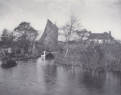 Bir Broadman's Cottage, 1885 dolayları (platin baskı) by Peter Henry Emerson