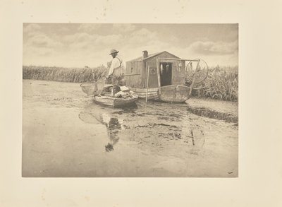 Bir Yılan Balığı Avcısının Evi by Peter Henry Emerson