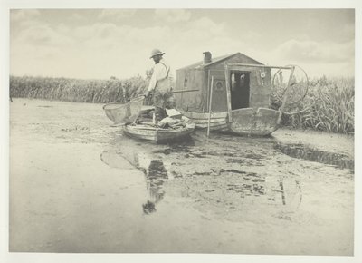 Bir Yılan Balığı Avcısının Evi by Peter Henry Emerson