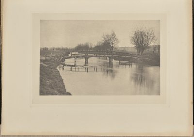 Cheshunt Yakınlarındaki Yaya Köprüsü by Peter Henry Emerson