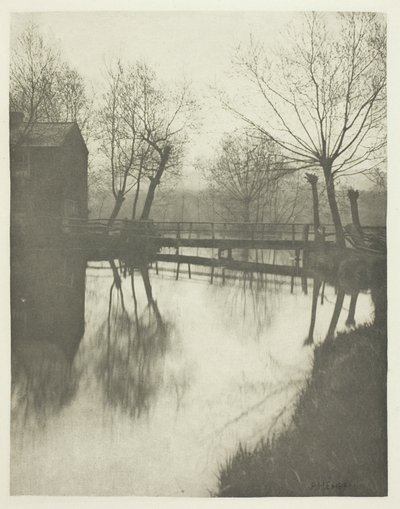 Chingford Yakınlarındaki Yaya Köprüsü by Peter Henry Emerson