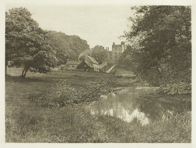 Haddon Hall ve Homestead, Nehirden by Peter Henry Emerson
