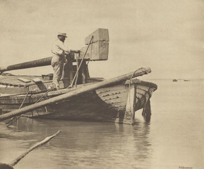 [Mending the Wherry] by Peter Henry Emerson