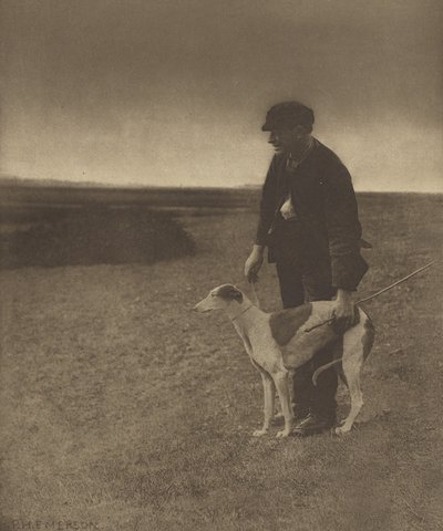 Kaçak Avcı - Görüş Alanında Bir Tavşan. [Suffolk.] by Peter Henry Emerson