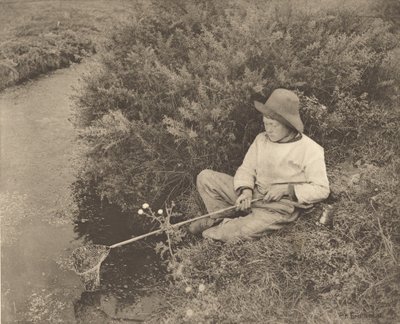 Stickleback Catcher by Peter Henry Emerson
