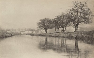 Nehir kıyısındaki köy by Peter Henry Emerson